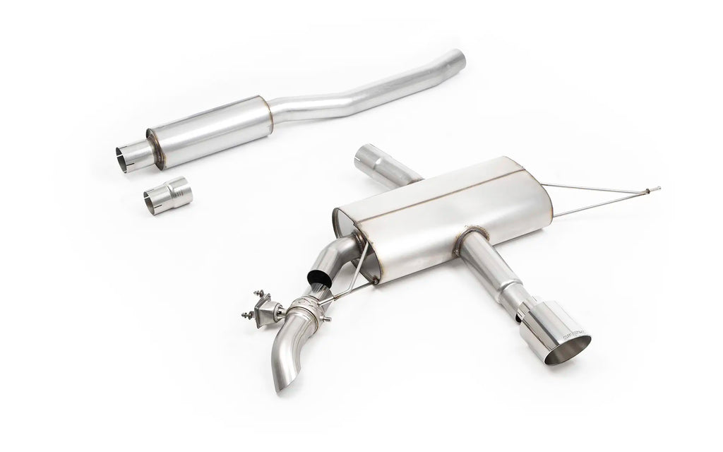 F66 Mini JCW - Resonated Particulate Filter-back System with Polished Tips