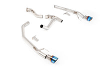 Load image into Gallery viewer, Ford Ranger 3.0 V6 TDCI/ VW Amarok V6 Diesel - Axle Back System with Burnt/Blue Titanium Tips