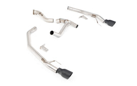 Ford Ranger 3.0 V6 TDCI/ VW Amarok V6 Diesel - Axle Back System with Cerakote Black Tips