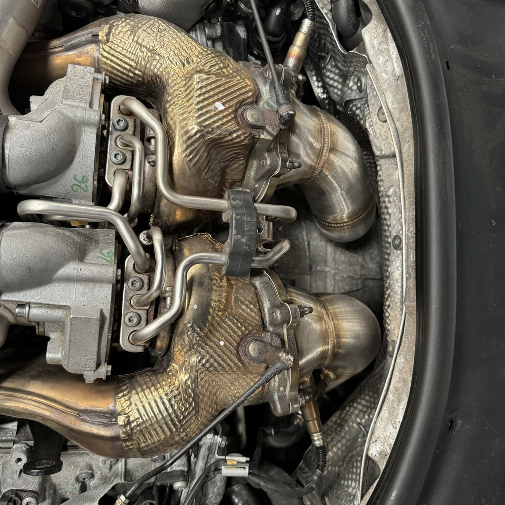 Direnza Audi RS6 C7 Quattro 4.0T V8 13-18 Exhaust Decat Downpipes