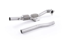 Large Bore Cast Downpipe with Race Cat (For Milltek Cat-back) (Audi/Seat/Skoda/VW)
