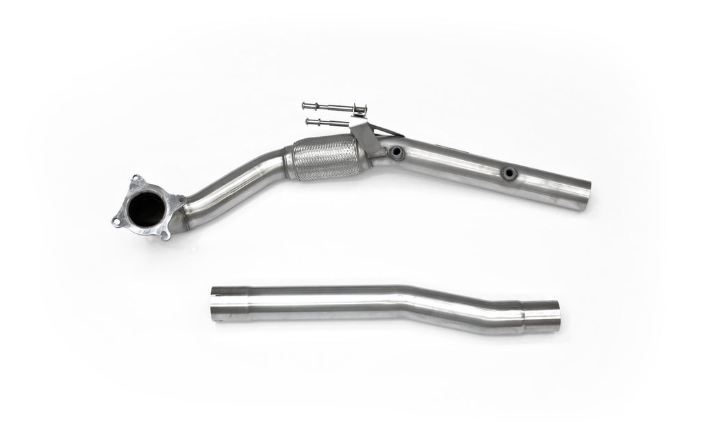 Large Bore Downpipe with Catalyst Delete (For Milltek Cat-Back) (Audi/Seat/Skoda/VW)