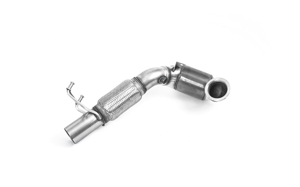 Large Bore Downpipe with Hi-Flow Sports Catalyst - For Milltek Cat-Back (Seat/VW)