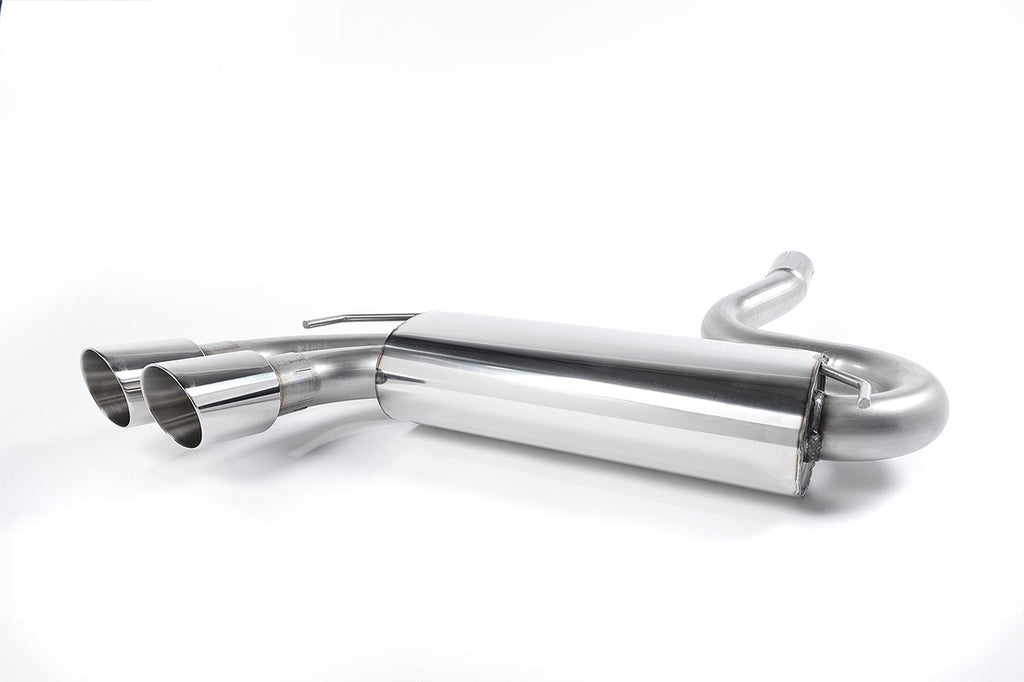 Audi Coupe UR Quattro 10V - Resonated (Quieter) Downpipe-Back Exhaust System with Polished OEM-Style Trims