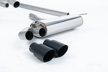 Load image into Gallery viewer, Audi Coupe UR Quattro 10V - Resonated (Quieter) Downpipe-Back Exhaust System with  Cerakote Black OEM-Style Trims