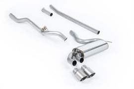 Audi Coupe UR Quattro 10V - Non-Resonated (Louder) Downpipe-Back Exhaust System with Titanium OEM-Style Tips
