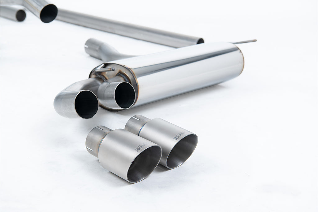 Audi Coupe UR Quattro 10V - Non-Resonated (Louder) Downpipe-Back Exhaust System with Titanium OEM-Style Tips