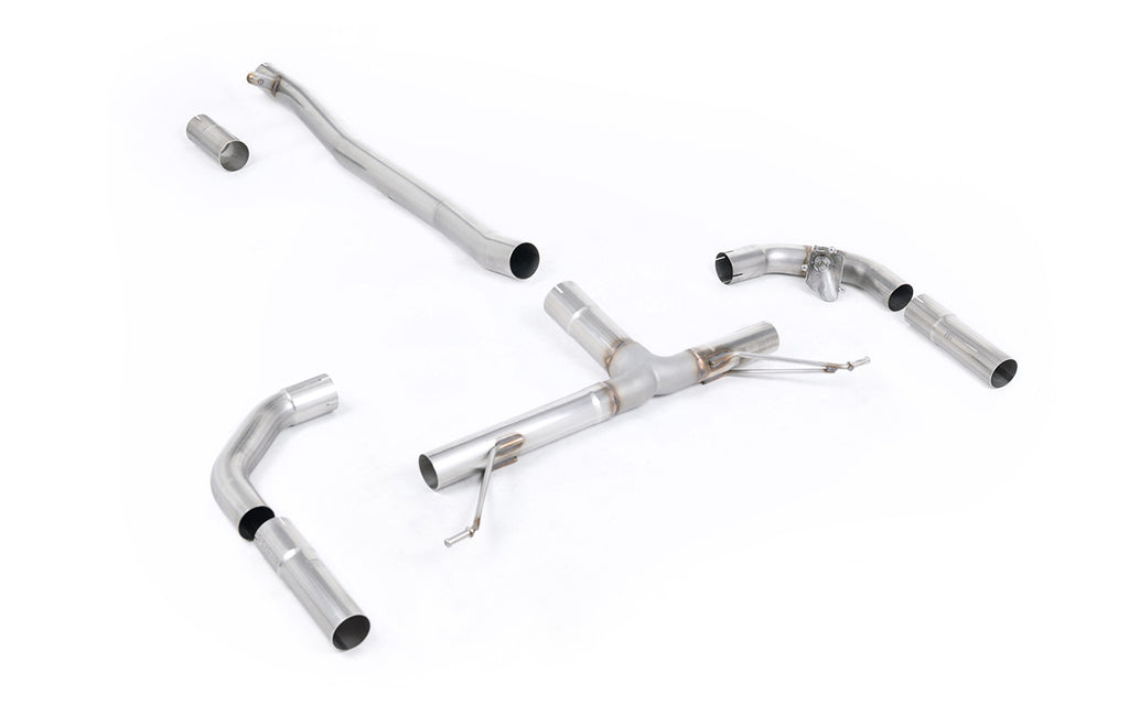 Mercedes A35 AMG - Race &amp; Valved Front Pipe Back Exhaust (Uses OE Trims)
