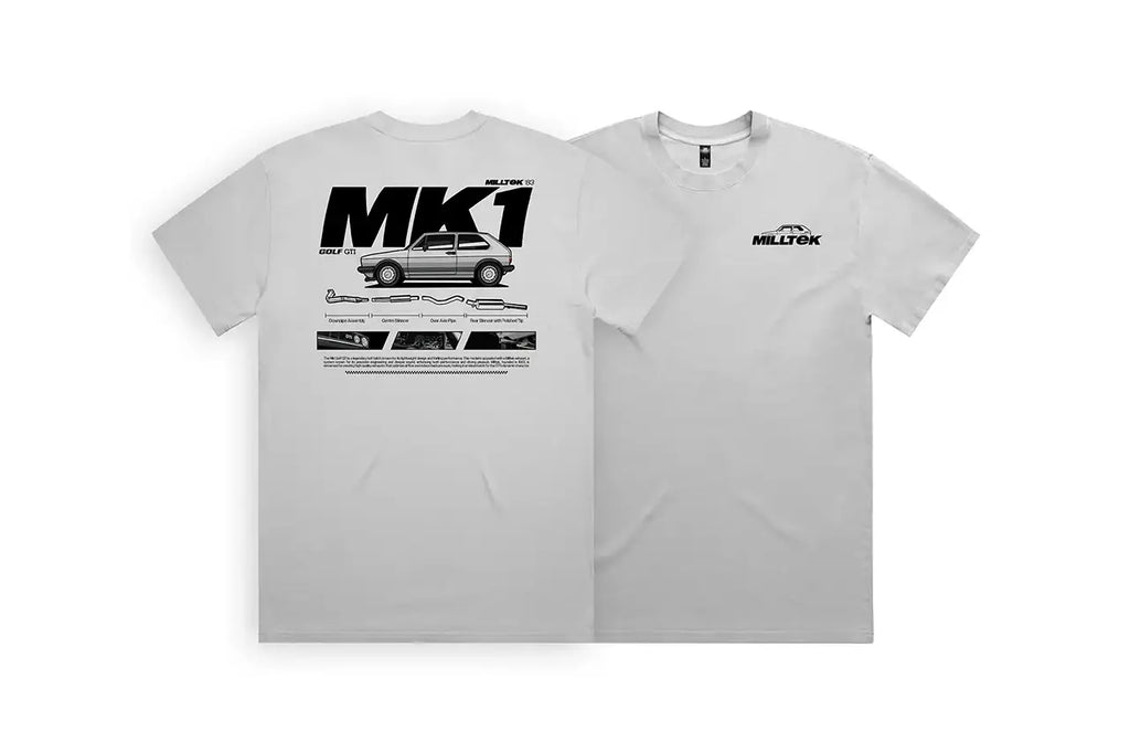 Milltek Tee Grey (VW Golf Mk1) - 2XL