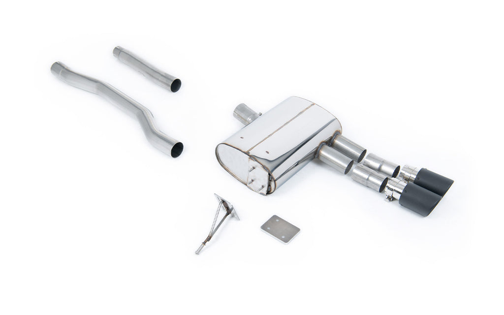 Mini Cooper S F55 (LCI Only) - GPF/OPF Back Exhaust System with Carbon JET-90 Trims