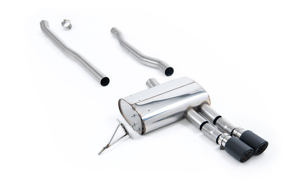 Mini Cooper S F55 - Non-Resonated (Louder) Cat-Back with Carbon Tips