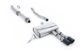 Mini Cooper S F55 - Resonated (Quieter) Cat-Back with Carbon Tips