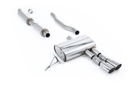 Mini Cooper S F55 - Resonated (Quieter) Cat-Back with Polished Tips