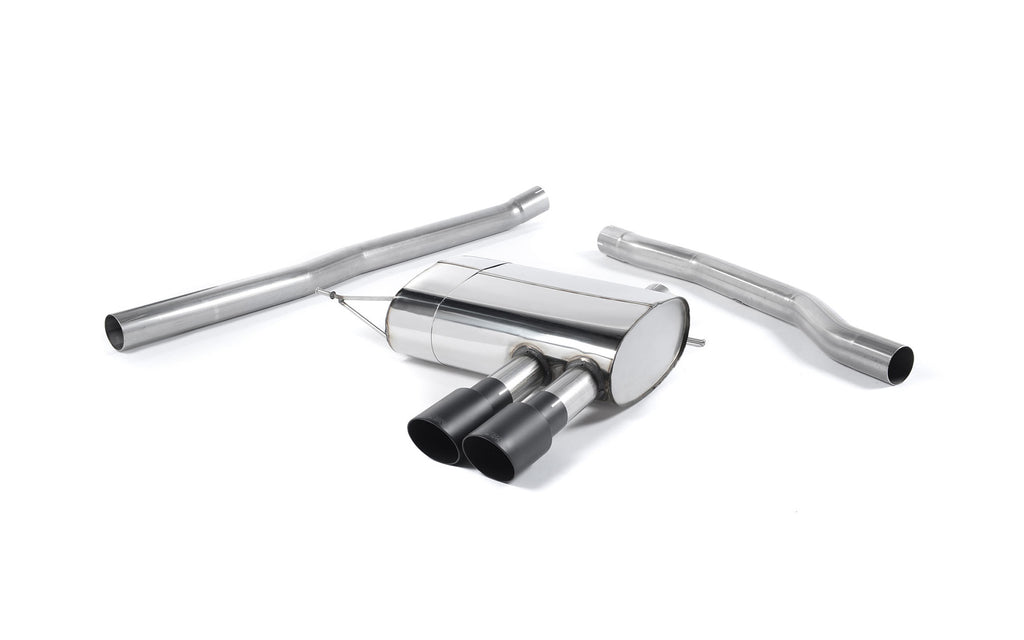 Mini Cooper S F56 - Non-Resonated (Louder) Cat-Back Exhaust System with Cerakote Black Tips