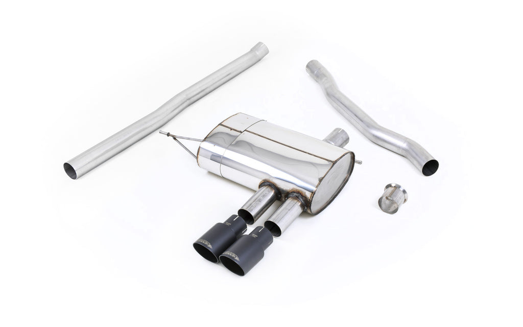 Mini Cooper S F56 - Non-Resonated (Louder) Cat-Back Exhaust System with Cerakote Black Tips