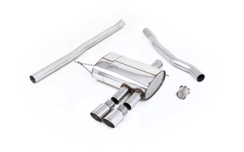 Mini Cooper S F56 - Non-Resonated (Louder) Cat-Back Exhaust System with Polished Tips