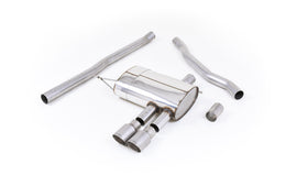 Mini Cooper S F56 - Non-Resonated (Louder) Cat-Back Exhaust System with Titanium Tips