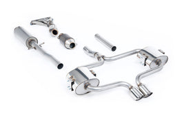 Mini Cooper S R52 - Full Resonated (Quieter) Exhaust System with Hi-Flow Sports Catalyst & Polished Trims