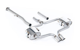 Mini Cooper S R52 - Non-Resonated (Louder) Cat-Back Exhaust System with Polished Trims