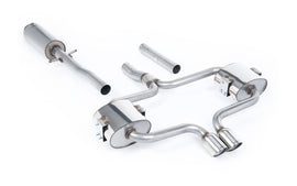 Mini Cooper S R52 - Resonated (Quieter) Cat-Back Exhaust System with Polished Trims