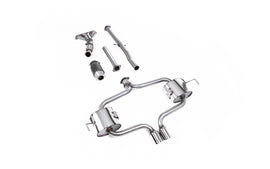 Mini Cooper S R53 - Full Non-Resonated (Louder) Exhaust System with Hi-Flow Sports Catalyst & Polished Trims