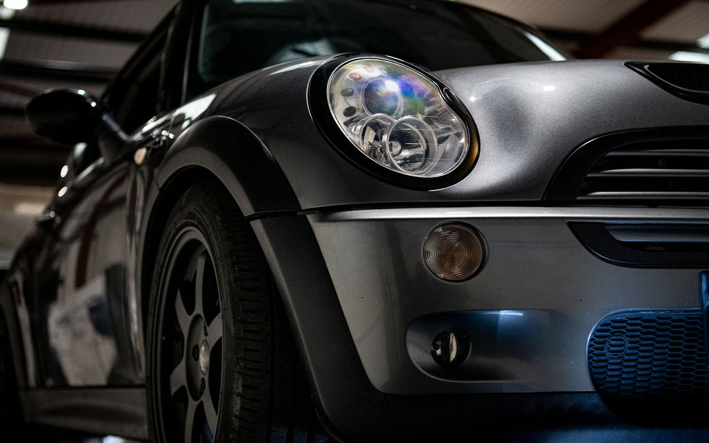 Mini Cooper S R53 - Resonated (quieter) Cat Back Exhaust System with Cerakote Black Trims