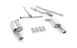 Mini Cooper S R55 Clubman - Non-Resonated (Louder) Cat-Back Exhaust System with Polished Dual JET Trims