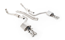 Audi S8 D4 Quattro - Non-Resonated Cat-Back Exhaust System