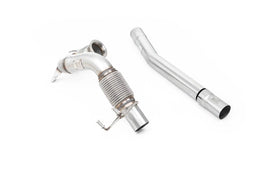 VW Polo GTI 2.0 TSI (AW - 5 Door/Non GPF Models) - Non-Resonated Downpipe and Decat for Milltek Cat Back