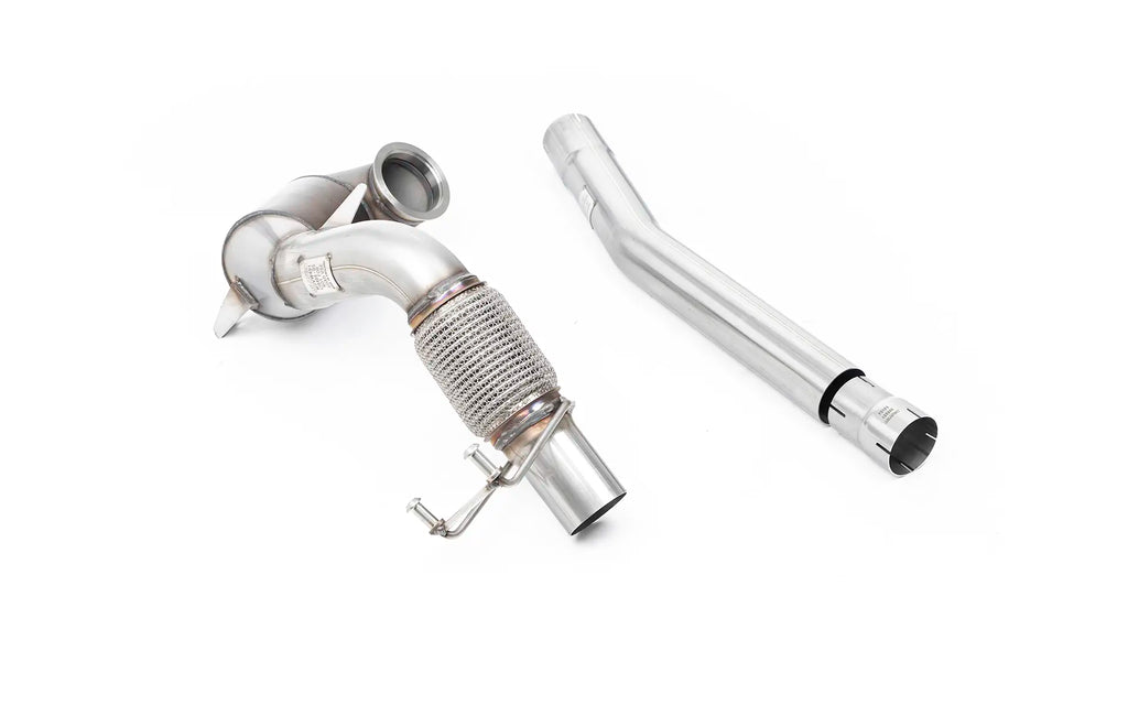 VW Polo GTI 2.0 TSI (AW - 5 Door/Non GPF Models) - Non-Resonated Downpipe and Race Cat for OE Cat Back