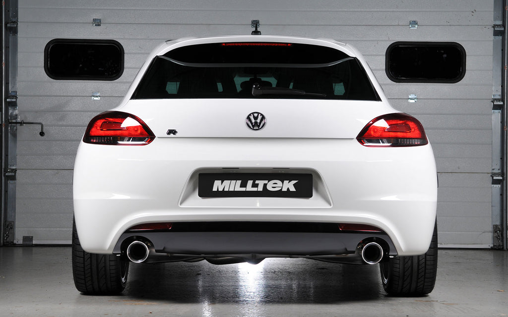 VW Scirocco R - Non-Resonated (Louder) Cat-Back Exhaust System with Polished Tips