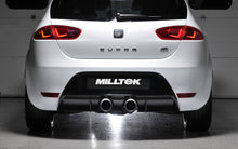 Load image into Gallery viewer, Seat Leon Cupra R 2.0 TSI 265ps - Non-Resonated (Louder) Cat-Back Exhaust System with Dual Polished GT100 Tips