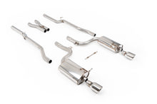 Load image into Gallery viewer, Audi S4 B6 - Non-Resonated (Louder) Cat-Back Exhaust System with GT100 Trims