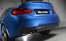 Load image into Gallery viewer, BMW 4 Series F32 428i Manual - Non-Resonated (Louder) Cat-Back Exhaust System with Polished Trims