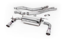 Load image into Gallery viewer, Non-Resonated (Louder) Race Cat-Back Exhaust System with Polished GT-90 Trims