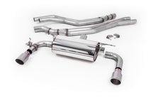 Load image into Gallery viewer, Non-Resonated (Louder) Race Cat-Back Exhaust System with Titanium GT-90 Trims
