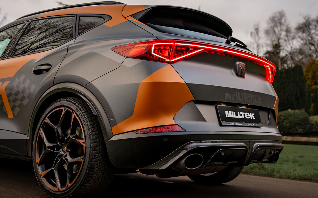 Seat Cupra Formentor VZ5 2.5T 4Drive - OPF/GPF Back Exhaust System with Cerakote Black Oval Trims