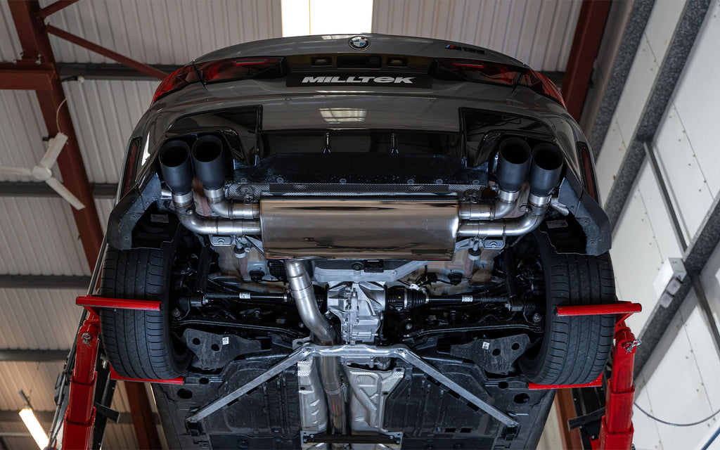 BMW M135i F70 - OPF/GPF Back System with Cerakote Black Tips