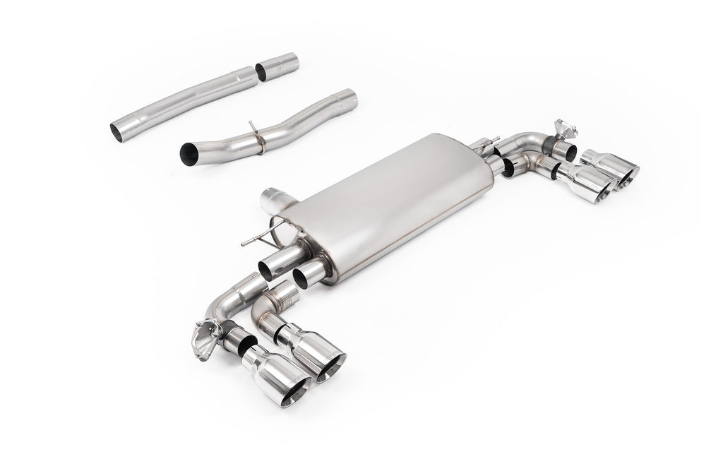 BMW M135i F70 - OPF/GPF Back System with Polished Tips