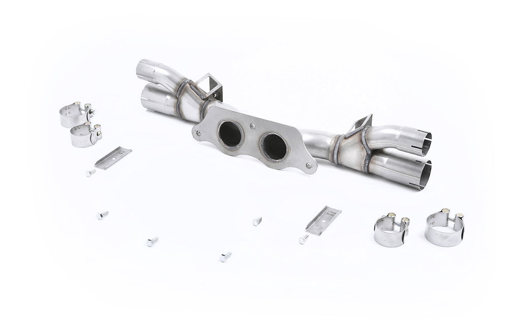 Porsche 991.1/991.2 GT3 &amp; GT3 RS - Rear Silencer Bypass - Re-uses OE Trims