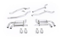 Load image into Gallery viewer, Porsche Cayenne 958 Turbo V8 (Pre-Facelift) - Non-Resonated (Louder) Cat-Back Exhaust System with Polished Cup Style Trims