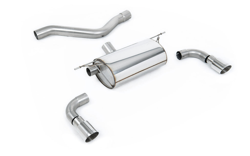 BMW F20/F21 M135i (Non X-Drive) - Rear Silencer for Race System with Polished Tips