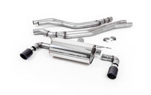 Load image into Gallery viewer, BMW F20/21 M140i (Non OPF) - Resonated (Quieter) Cat-Back Exhaust System with Carbon Jet 90 Trims