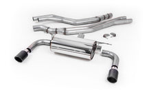 Load image into Gallery viewer, Resonated (Quieter) Cat-Back Exhaust System with Carbon Jet 90 Trims