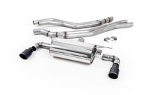 Load image into Gallery viewer, BMW F20/21 M140i (Non OPF) - Resonated (Quieter) Cat-Back Exhaust System with Cerakote Black GT-90 Trims