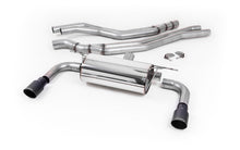 Load image into Gallery viewer, Resonated (Quieter) Cat-Back Exhaust System with Cerakote Black GT-90 Trims