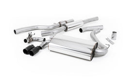 Resonated (Quieter) Cat-Back Exhaust System with Cerakote Black Trims