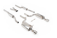 Load image into Gallery viewer, Audi A4 V6/S4 V8 B6 - Resonated (Quieter) Cat-Back Exhaust System with Polished Trim Assembly