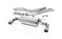 Load image into Gallery viewer, BMW F20/21 M140i (Non OPF) - Resonated (Quieter) Cat-Back Exhaust System with Titanium GT-90 Trims