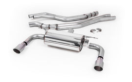 Resonated (Quieter) Cat-Back Exhaust System with Titanium GT-90 Trims
